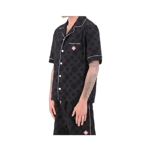 Patterned Piped Shirt
