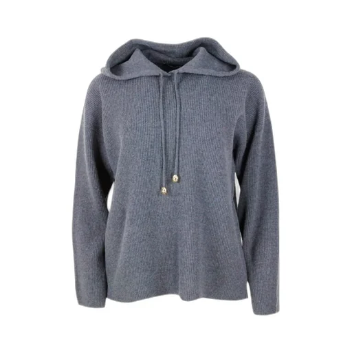Fabiana Filippi Drawstring Knitted Hoodie