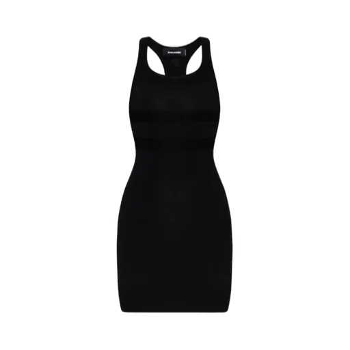 Dsquared2 Logo Embroidered Strappy Dress