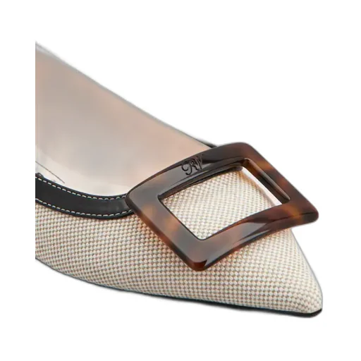 Square-Buckle Flats