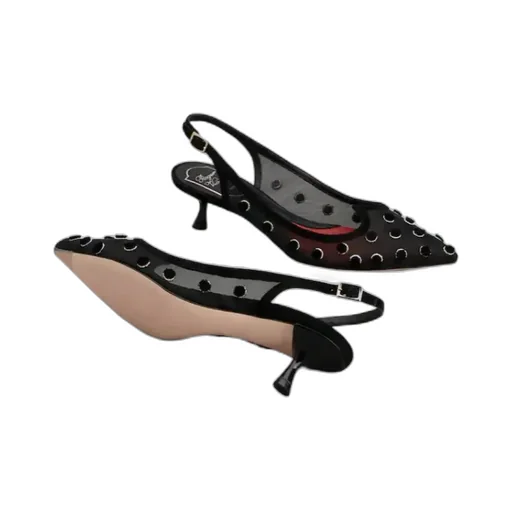 I Love Polka Dot Slingback Pumps