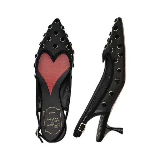I Love Polka Dot Slingback Pumps