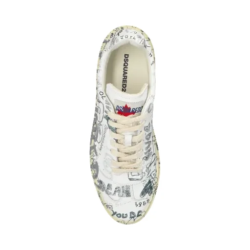 Dsquared2 Rider All-Over Printed Lace-Up Sneakers