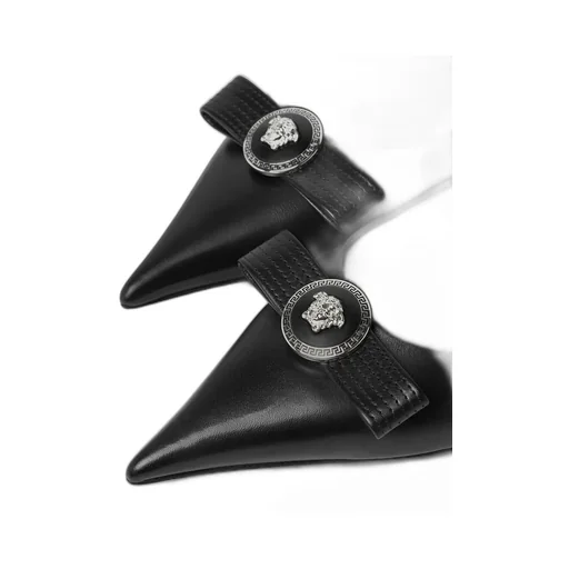 Versace Gianni Ribbon Ballerinas