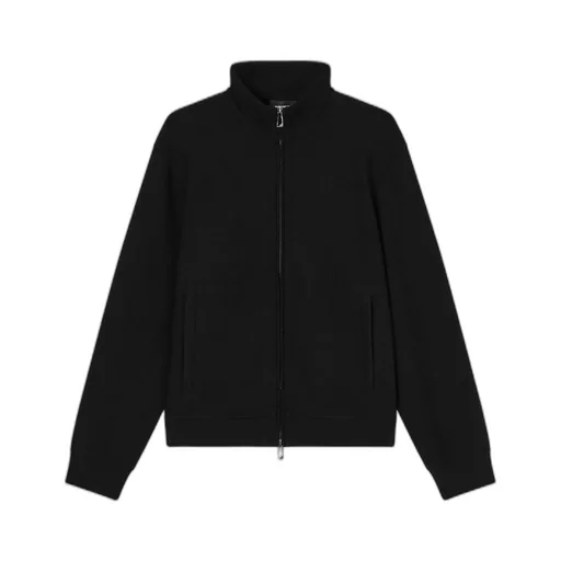 Textured Zip-Up Sweatshirt