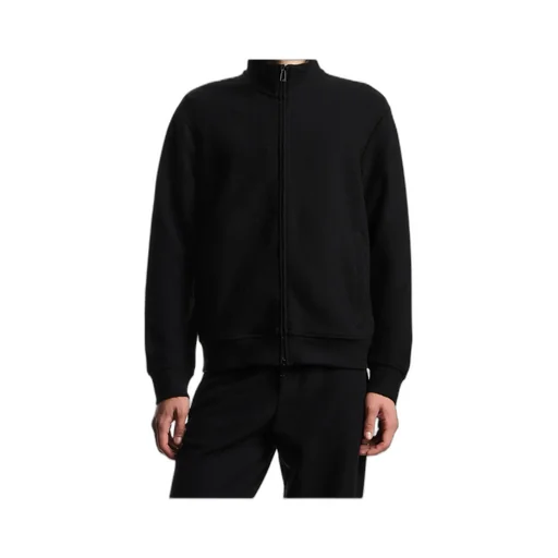 Textured Zip-Up Sweatshirt