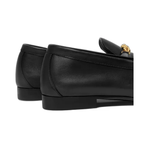 Versace Medusa Round-Toe Loafers