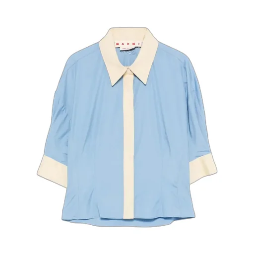 Marni Double Cuffs Poplin Shirt
