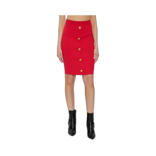 Balmain Button Detailed Pencil Skirt