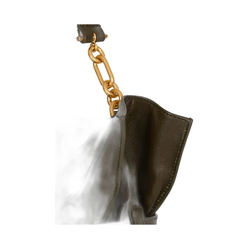 Balmain Anthem Buckled Medium Shoulder Bag