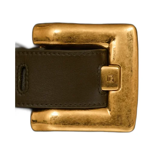 Balmain Anthem Buckled Medium Shoulder Bag