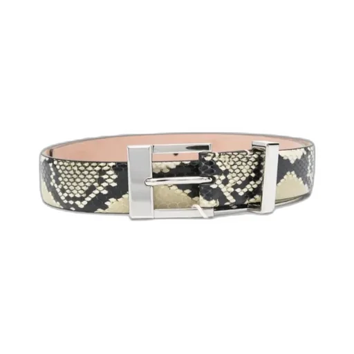 Snake-Effect Metal Belt