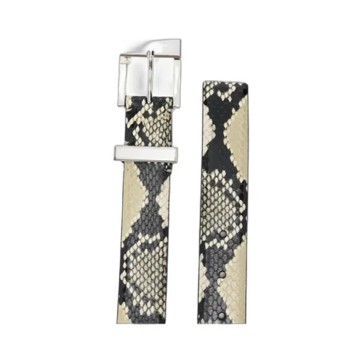 Snake-Effect Metal Belt