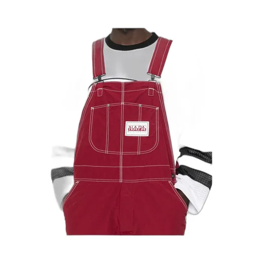 Contrast-Stitching Jumpsuit