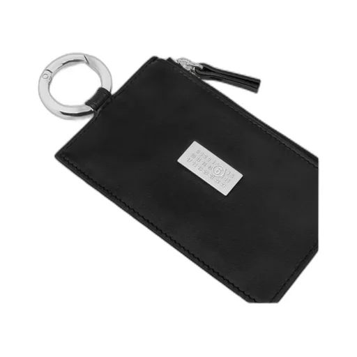 Mm6 Maison Margiela Logo Plaque Zip-Up Wallet