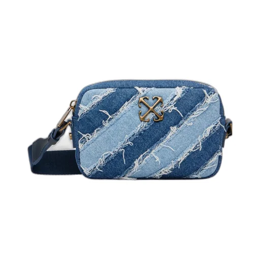 Off-White Raw Denim Camera Bag