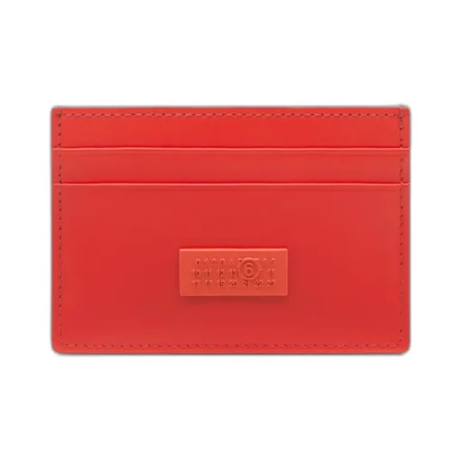 Mm6 Maison Margiela Numeric Leather Card Holder