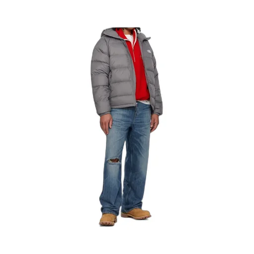 Hooded Zip-Fastening Coat