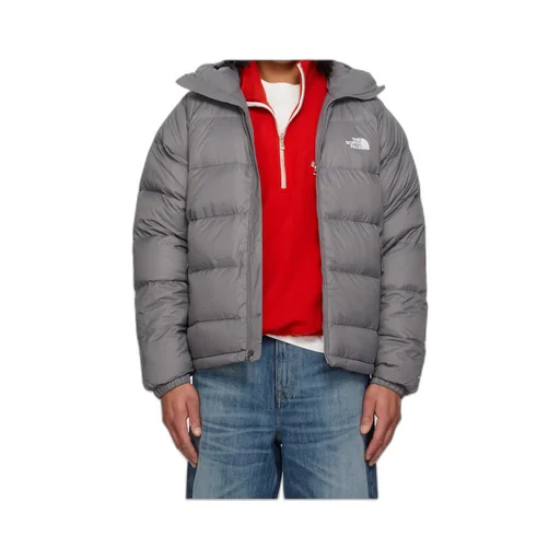 Hooded Zip-Fastening Coat