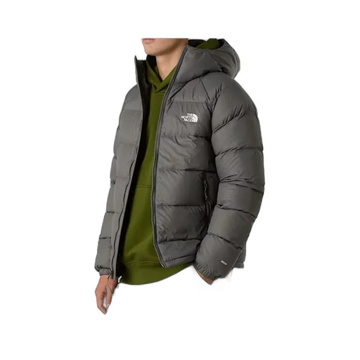Hooded Zip-Fastening Coat