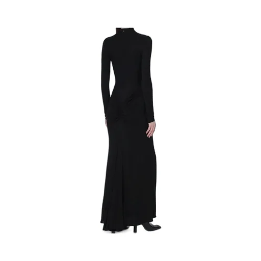 Dress With Back Draping