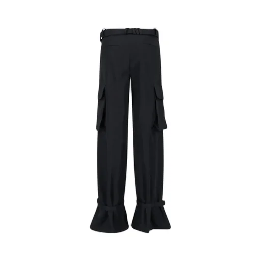 The Attico Belted Long Pants