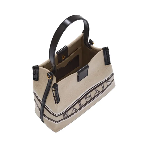 Release Bucket Bag In Canvas And Calfskin