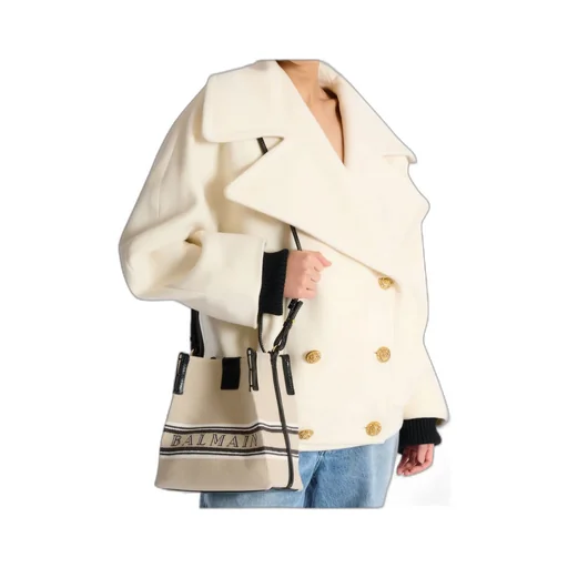 Release Bucket Bag In Canvas And Calfskin