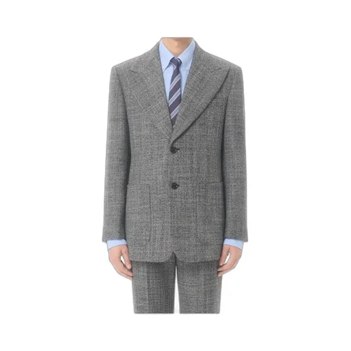 Long-Sleeved Suit Jacket