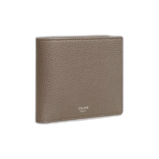 Bi-Fold Card Holder In Grained Calfskin
