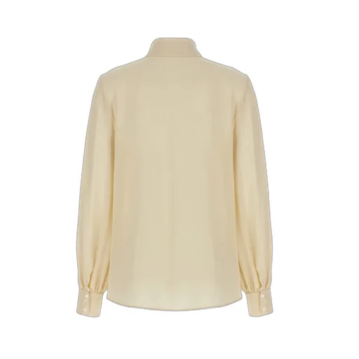 Valentino	Bow Detailed Button-Up Blouse