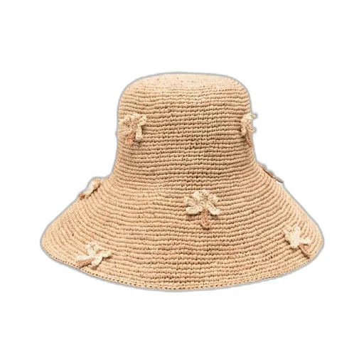 Palm-Applique Hat