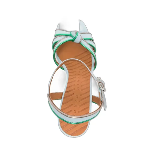 Chunky High-Heeled Sandals