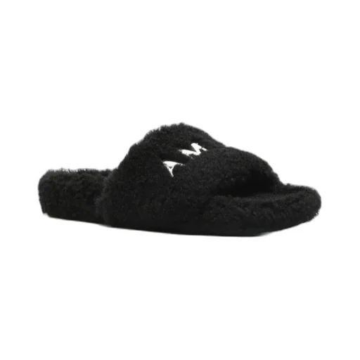 Round-Toe Flat Slippers