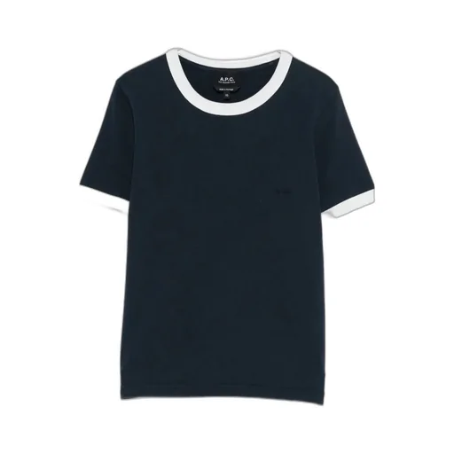 A.P.C. Crewneck Logo Embroidered T-Shirt