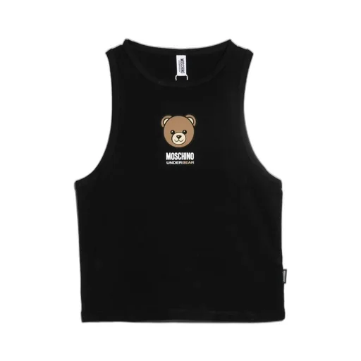 Bear-Motif Tank Top