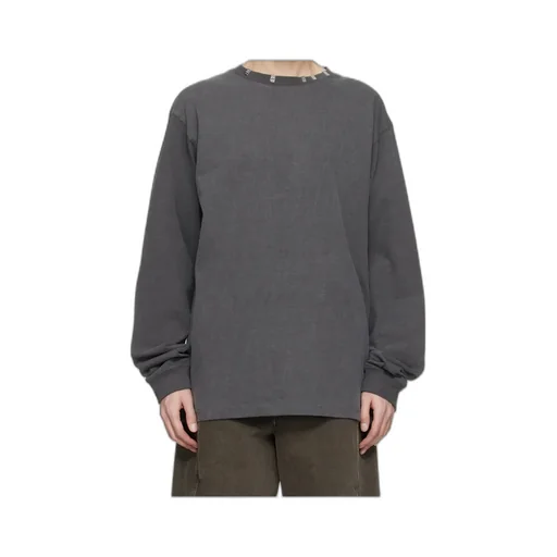 Logo Metal Chip Long-Sleeve T-Shirt