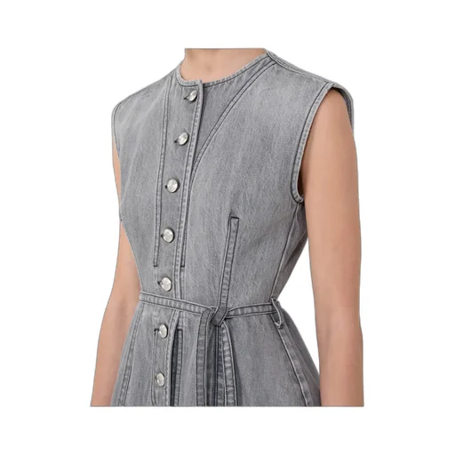 Sleeveless Denim Top