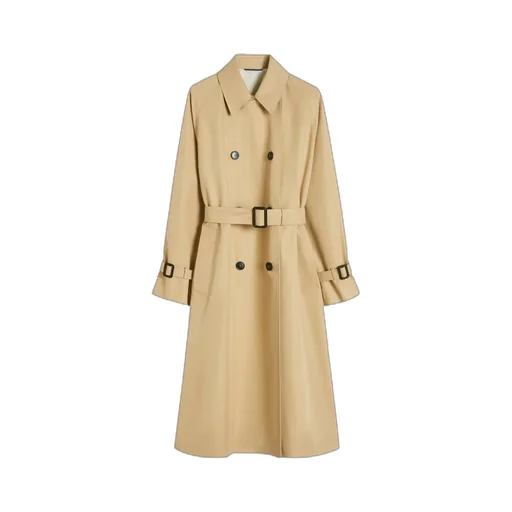 Long-Sleeved Trench Coat