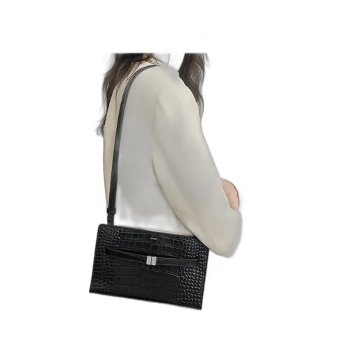 Totme Embossed Belted Crossbody Bag