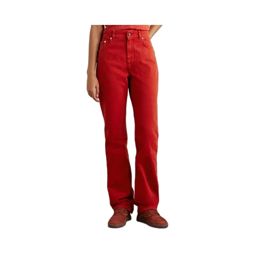 High-Waisted Straight Leg Jeans