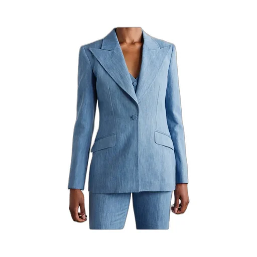 Long-Sleeved Suit Jacket