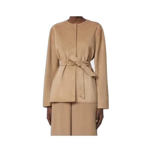 Suede Jacket - Hazelnut Brown