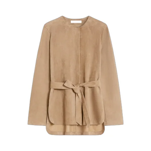 Suede Jacket - Hazelnut Brown