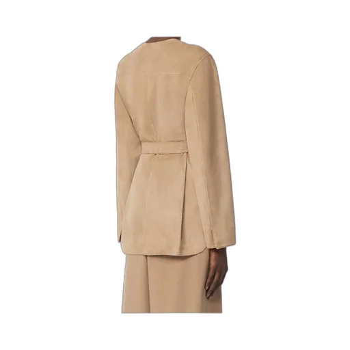Suede Jacket - Hazelnut Brown