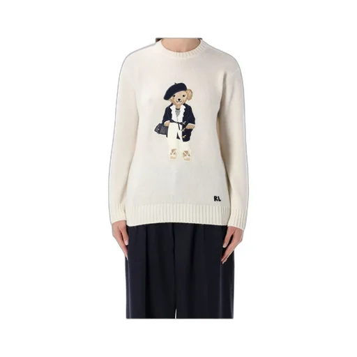 Ralph Lauren Bear Intarsia Knitted Sweater