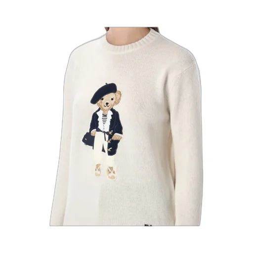Ralph Lauren Bear Intarsia Knitted Sweater