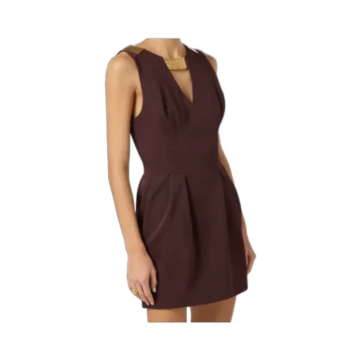 Elisabetta Franchi V-Neck Sleevless Mini Dress
