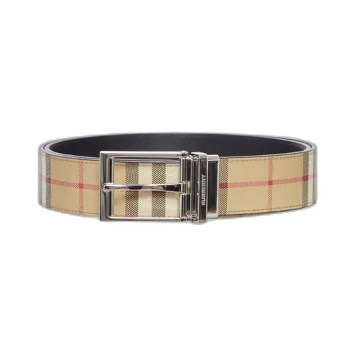 Burberry Checked Reversible Buckle Belt