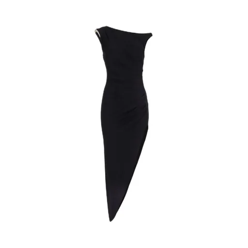 Elisabetta Franchi Jewel Shoulder Dress